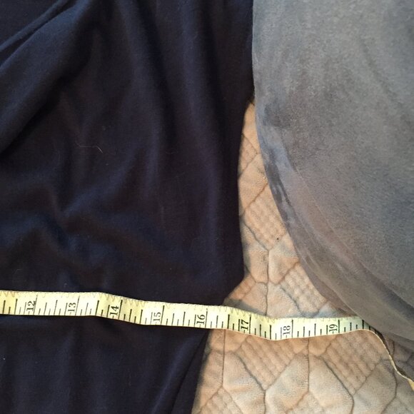 Navy Blue Dress with Ruching - Picture 5 of 7